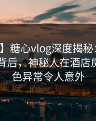 【震惊】糖心vlog深度揭秘：溏心视频风波背后，神秘人在酒店房间的角色异常令人意外